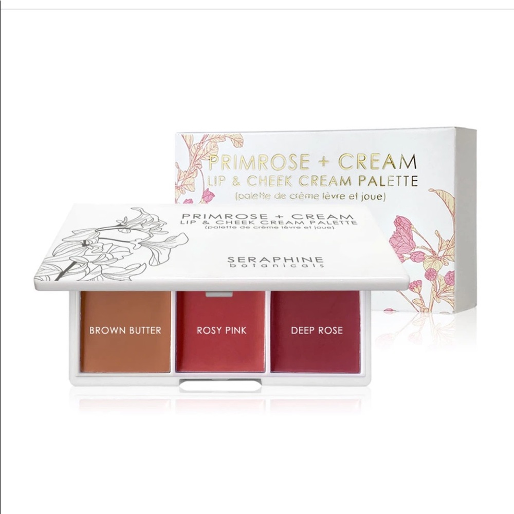 Seraphine Botanicals | Primrose + Cream Lip/Cheek Palette NEW